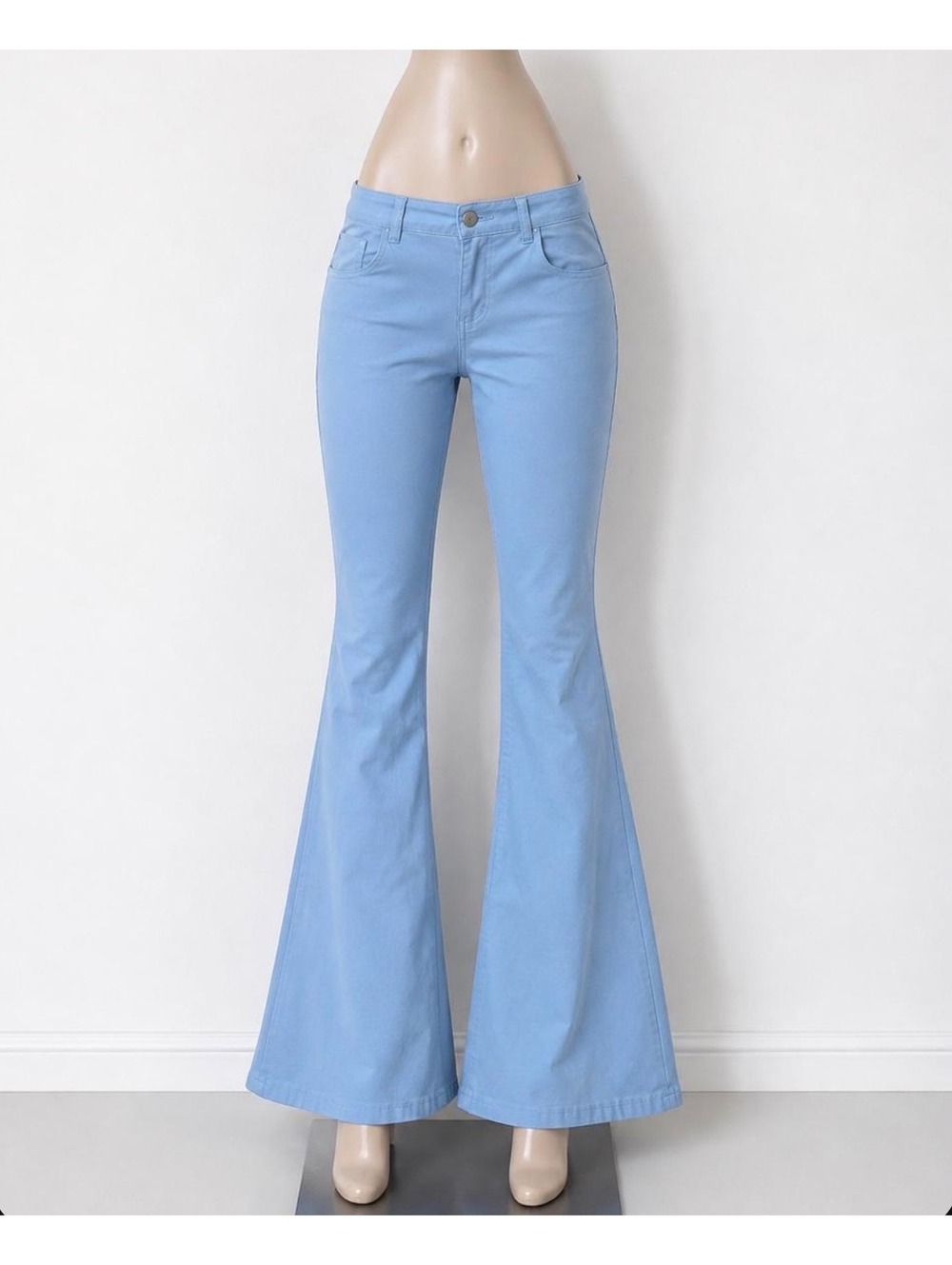 JC & JQ Light Blue Flared Jeans Size L